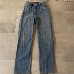 Hollister high rise straight dad jeans